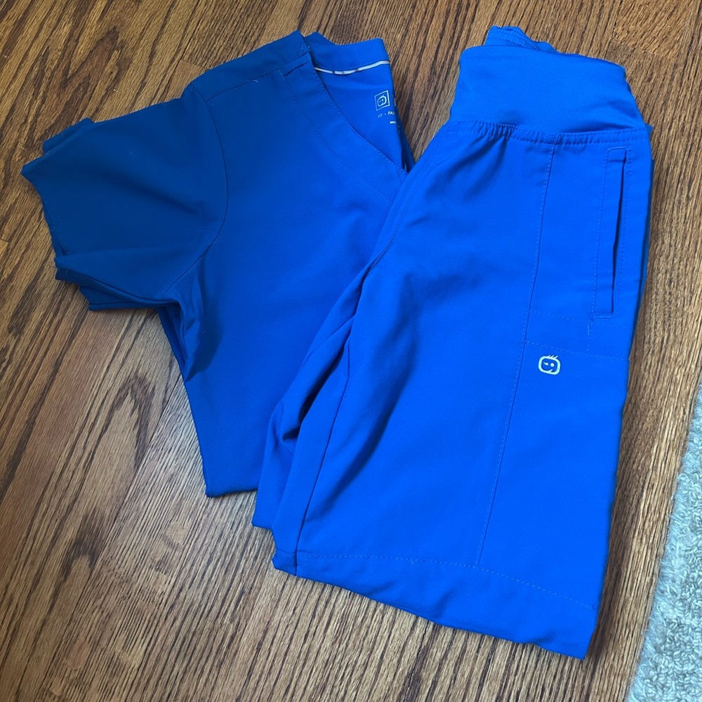 Wonder Wink Royal Blue Scrubs